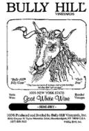 Bully Hill Wines - Love My Goat White California 0