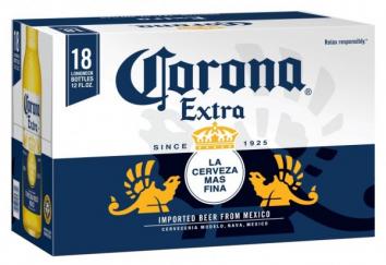 Corona - Extra (18 pack bottles) (18 pack bottles)