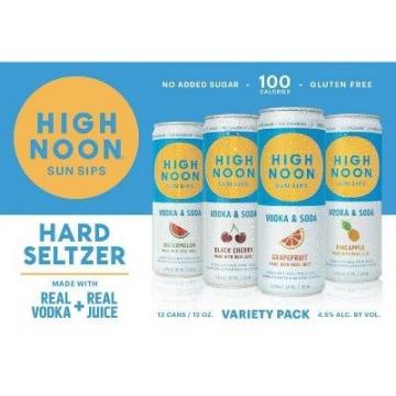 High Noon - Sun Sips Hard Seltzer Variety 12Pack (355ml) (355ml)